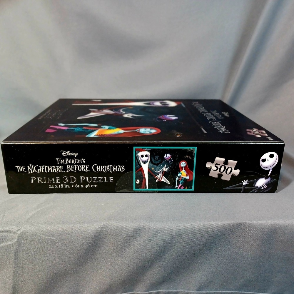 Disney The Nightmare Before Christmas Prime 3D 500 Piece Puzzle Jack Sally - Picture 2 of 6
